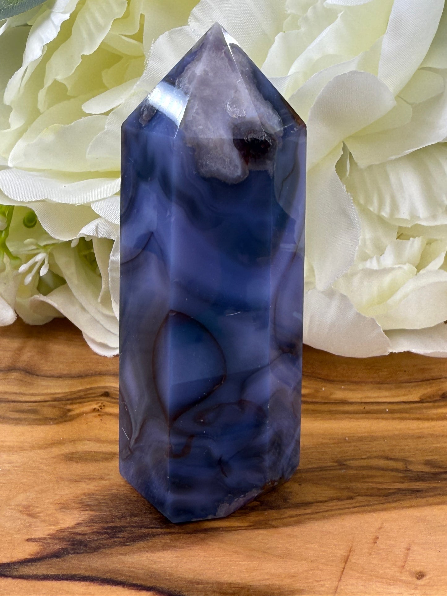 blue flower agate tower 16a