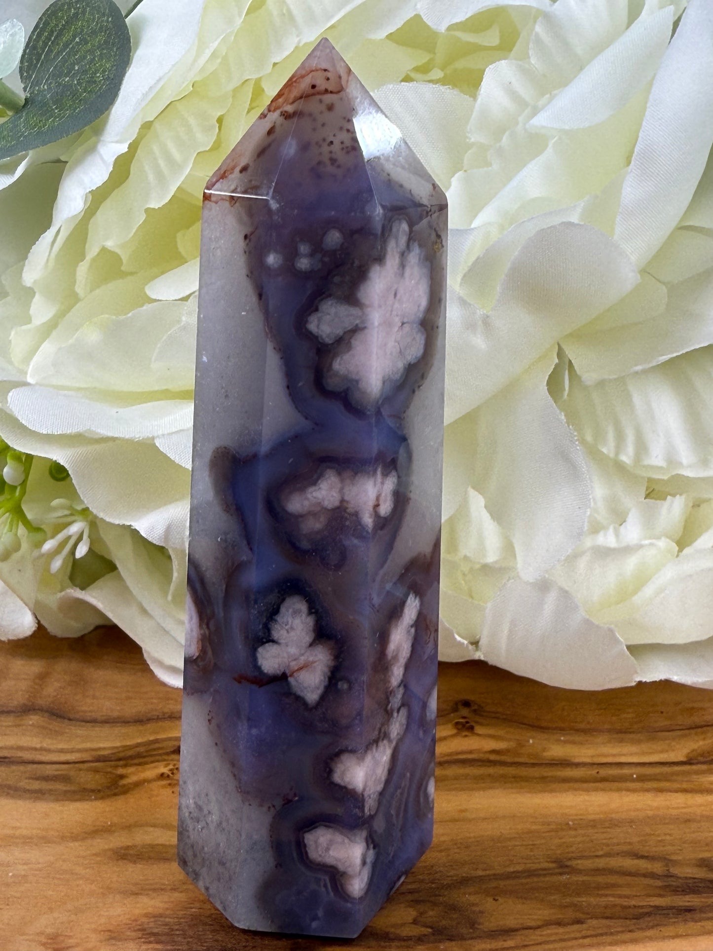 blue flower agate tower 16a