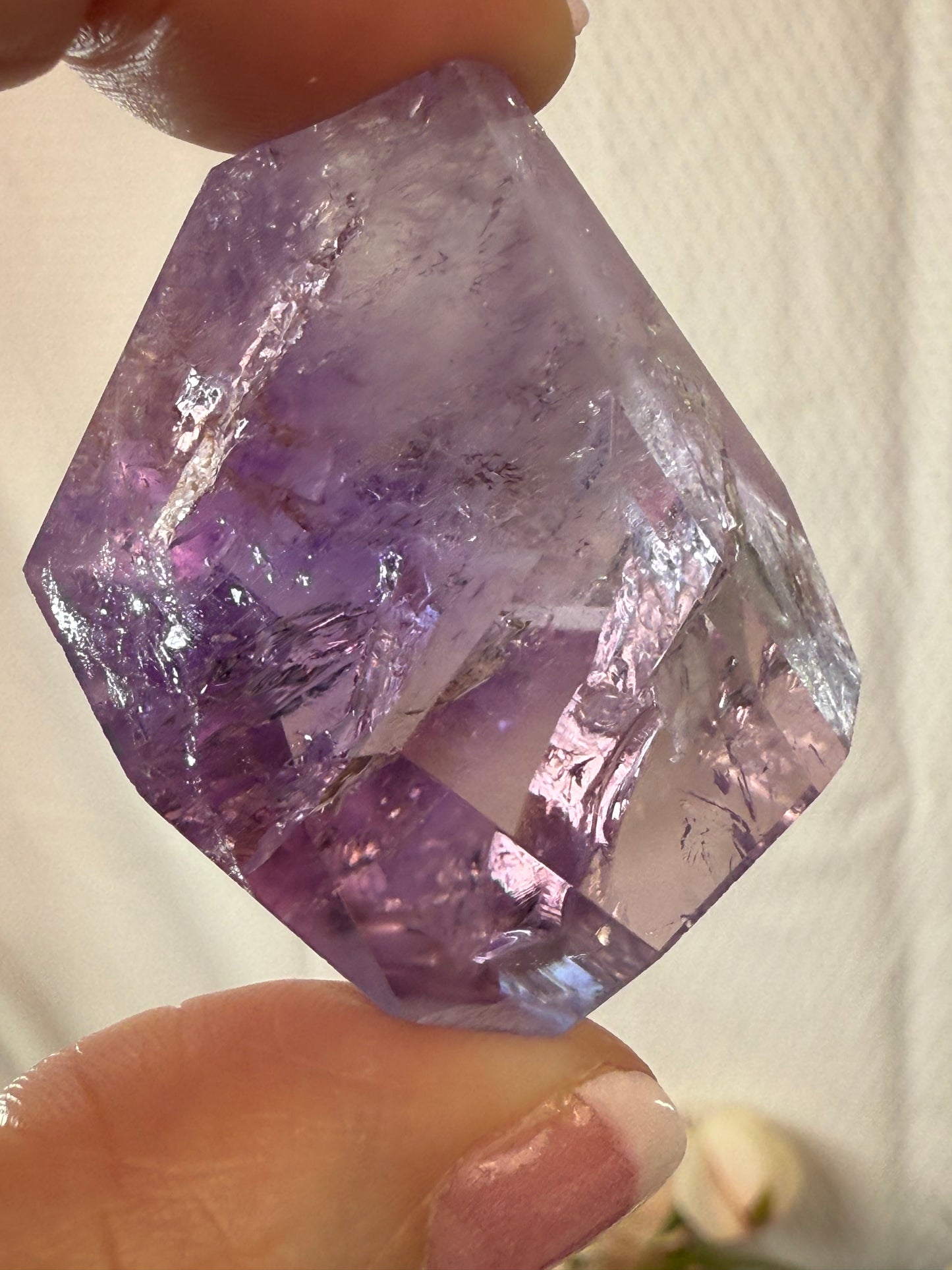 rose de France amethyst with citrine 33w