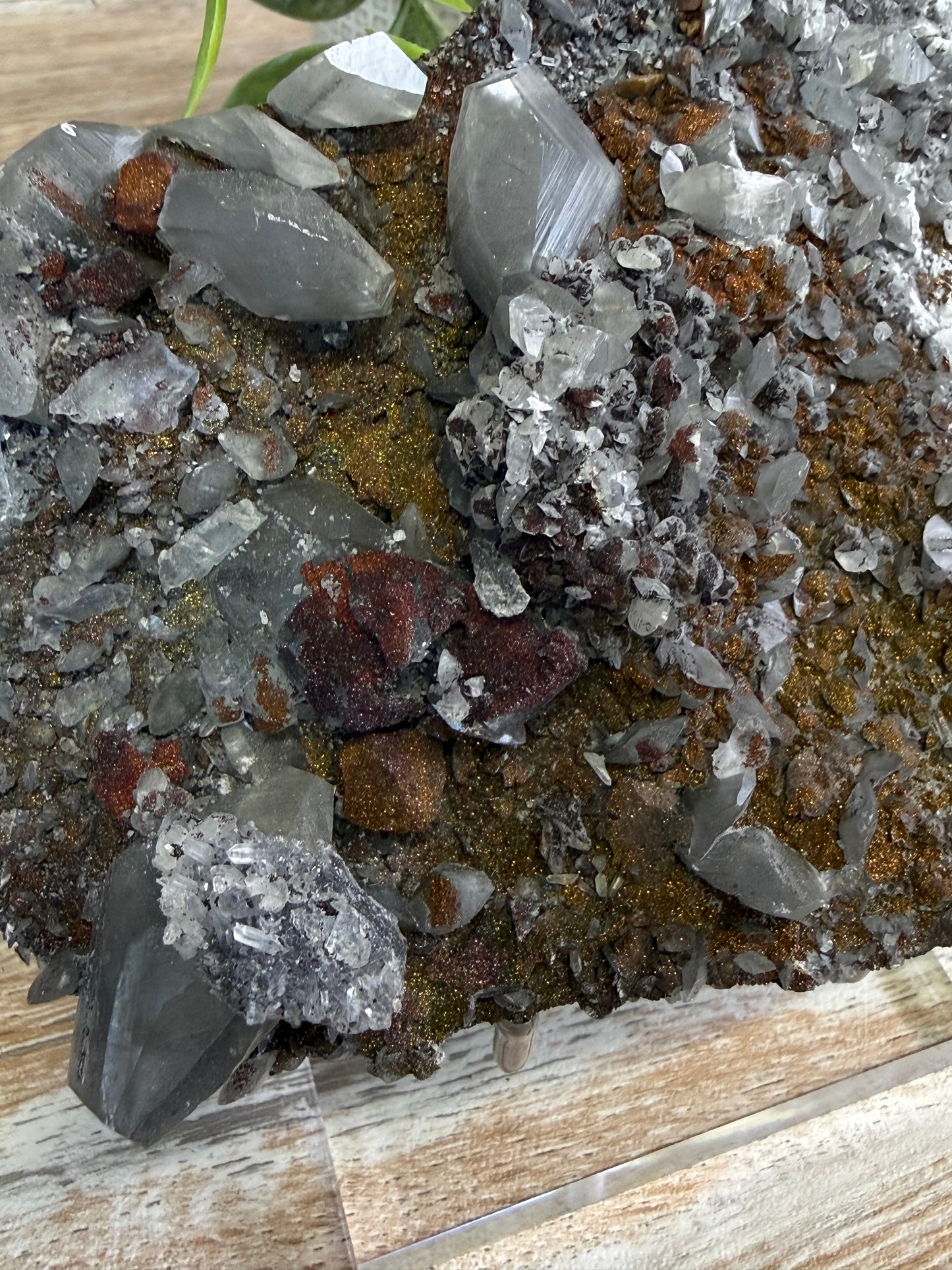benz calcite with rainbow chalcopyrite 67