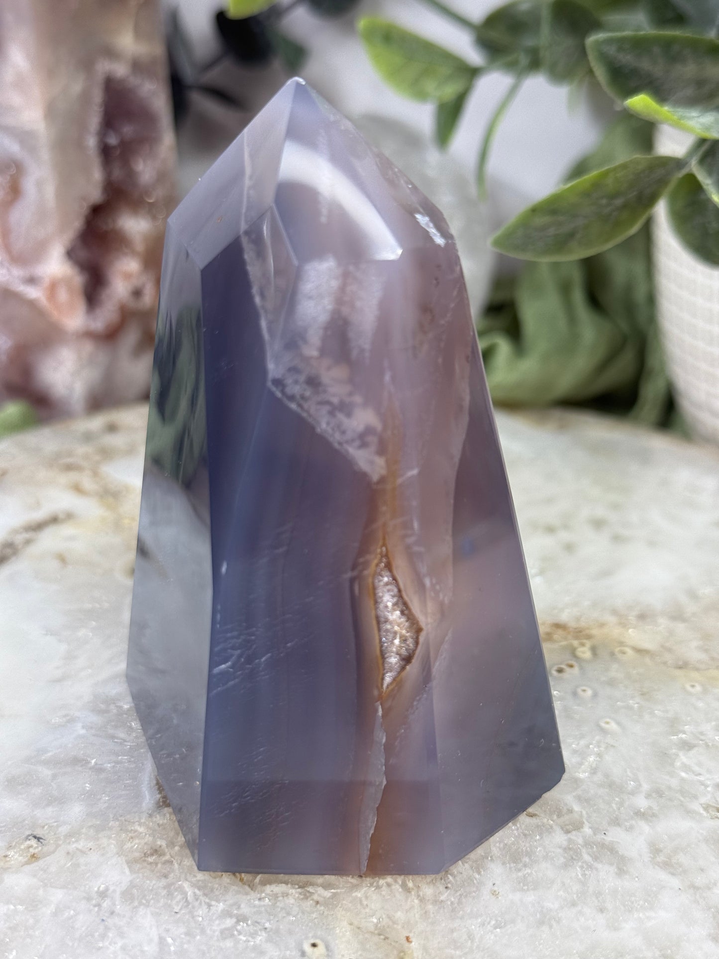 amethyst blue agate tower 25r