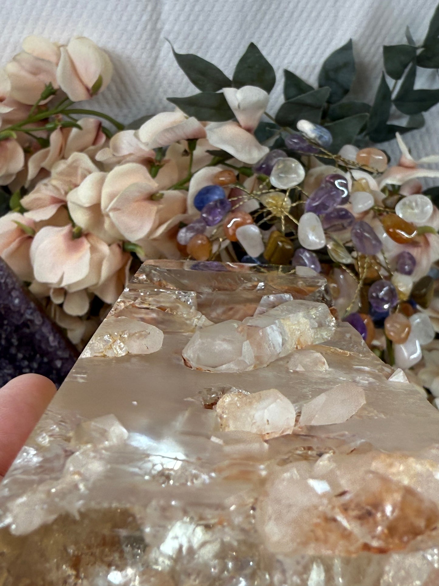 elestial lodalite quartz tower 209e