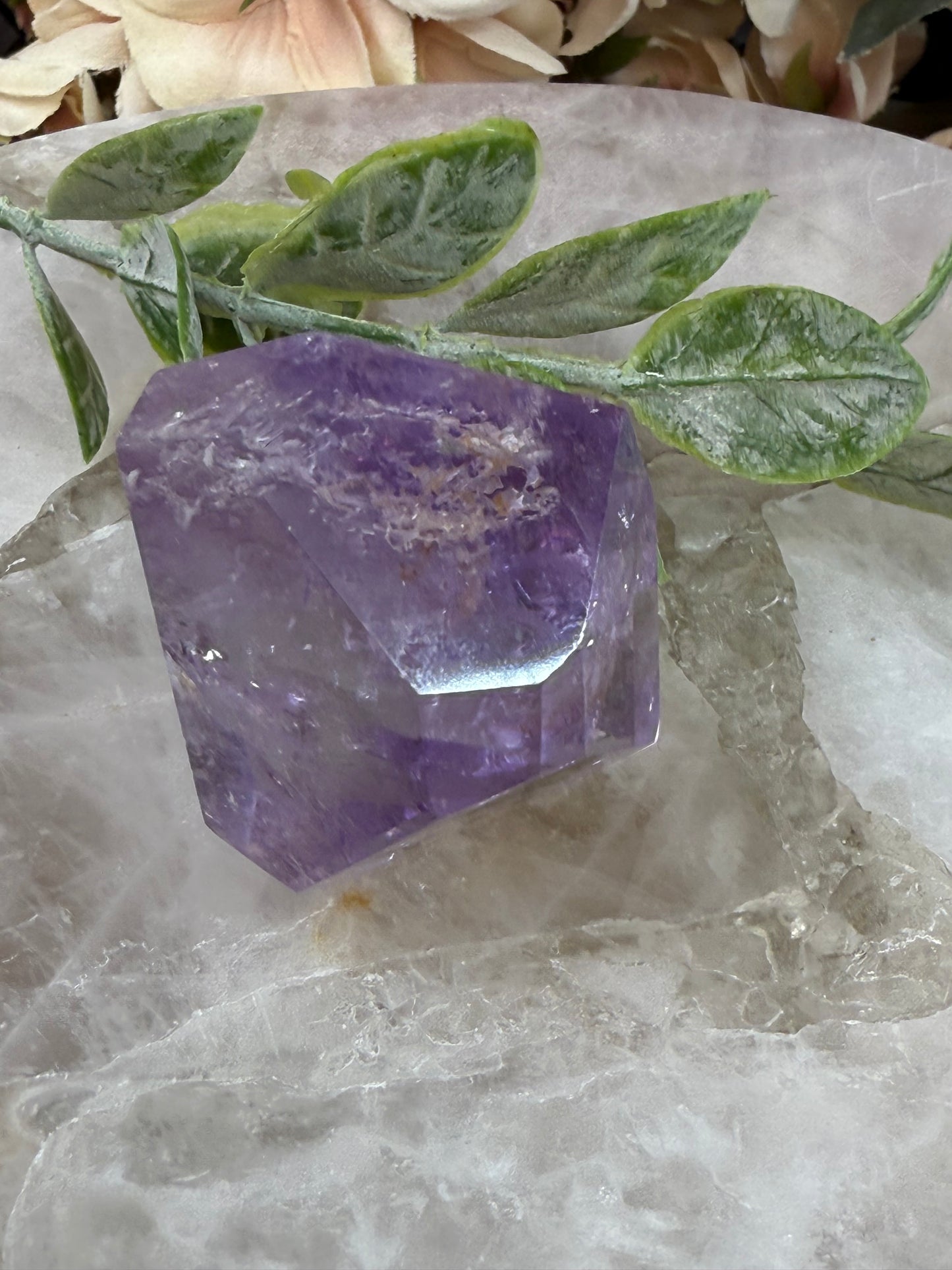rose de France amethyst with citrine 33w