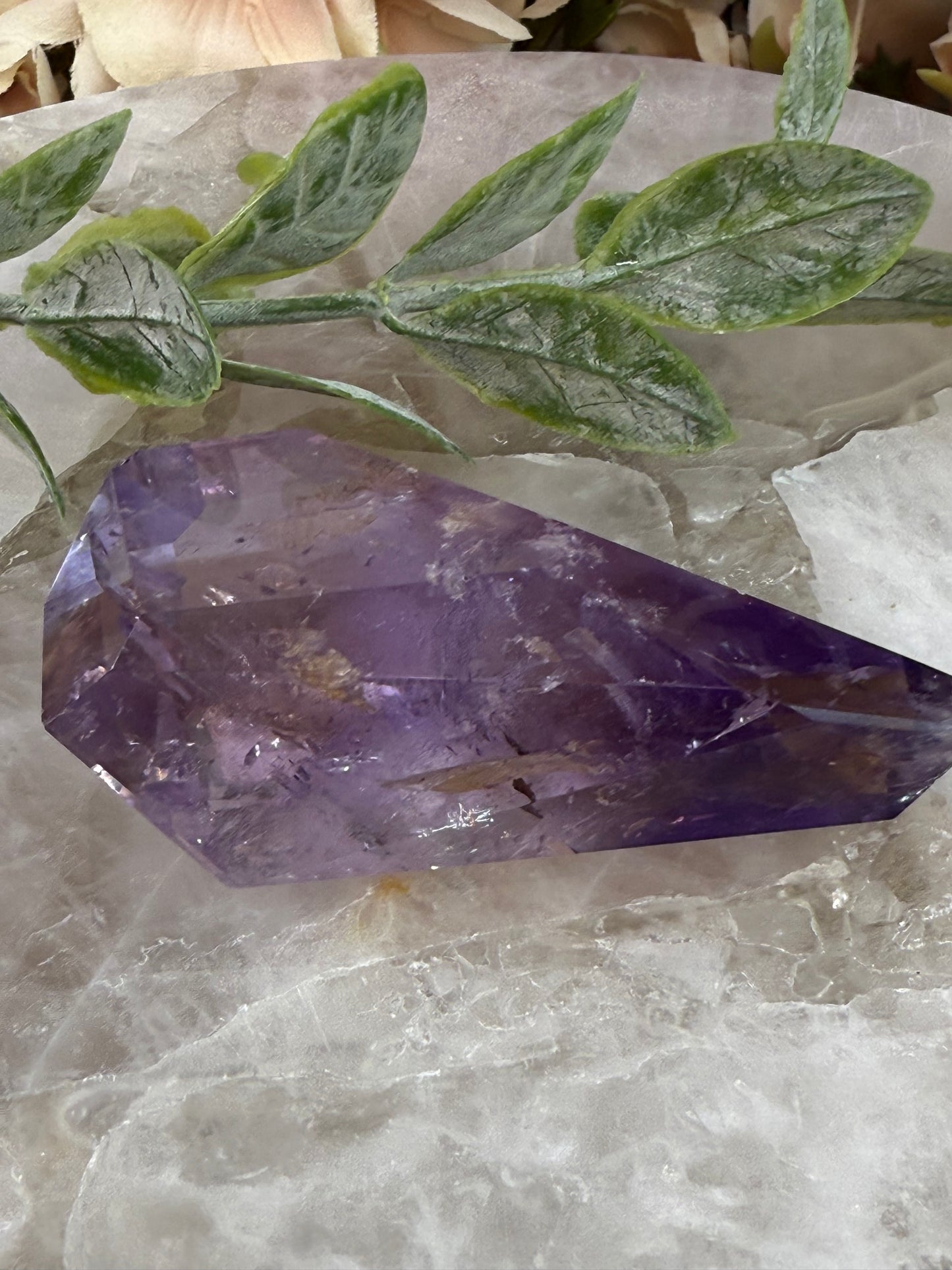 rose de France amethyst with citrine 45c