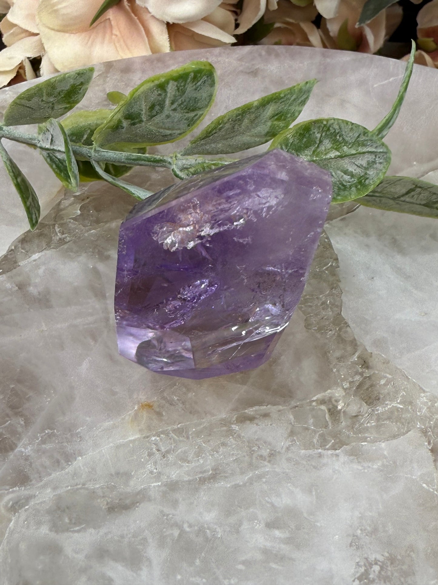 rose de France amethyst with citrine 33w
