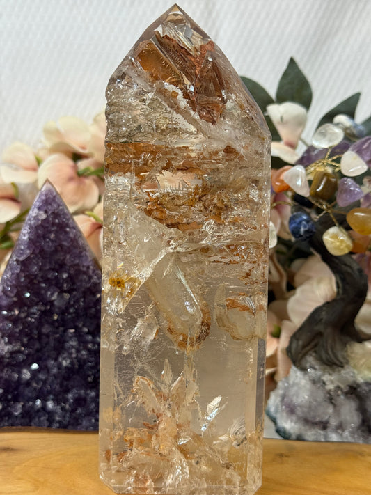 elestial lodalite quartz tower 209e
