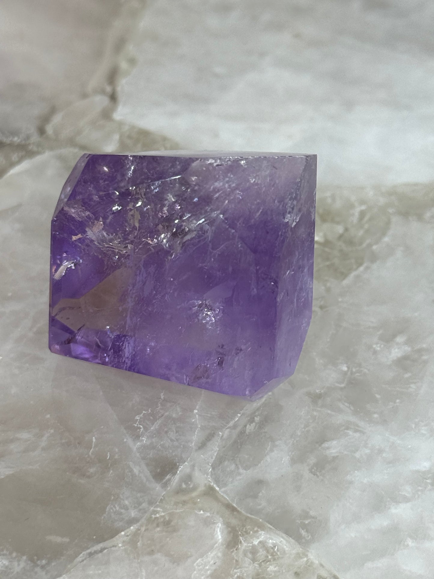 rose de France amethyst with citrine 35