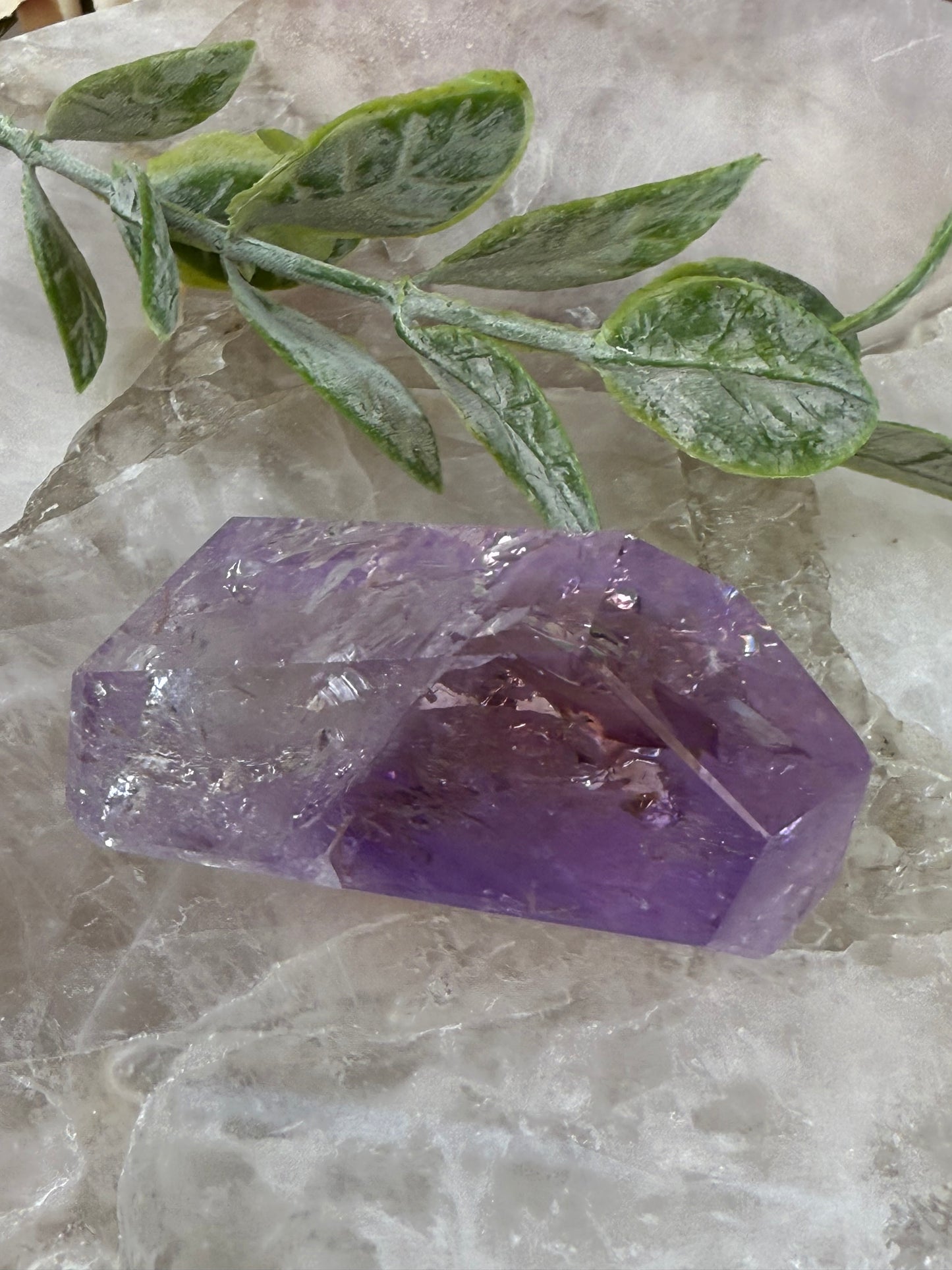 rose de France amethyst with citrine 44s