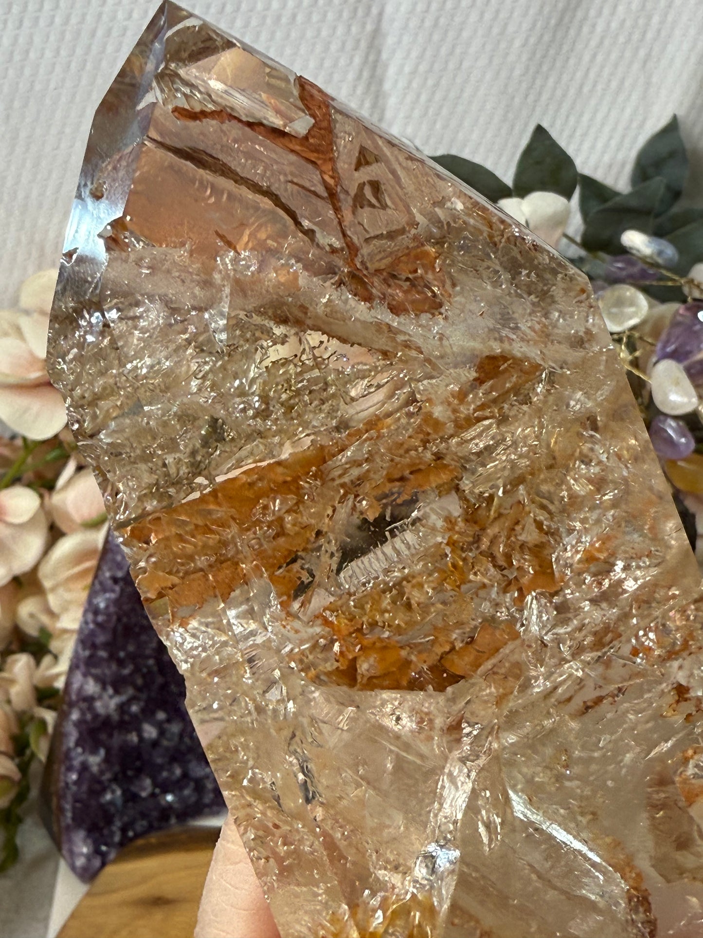 elestial lodalite quartz tower 209e