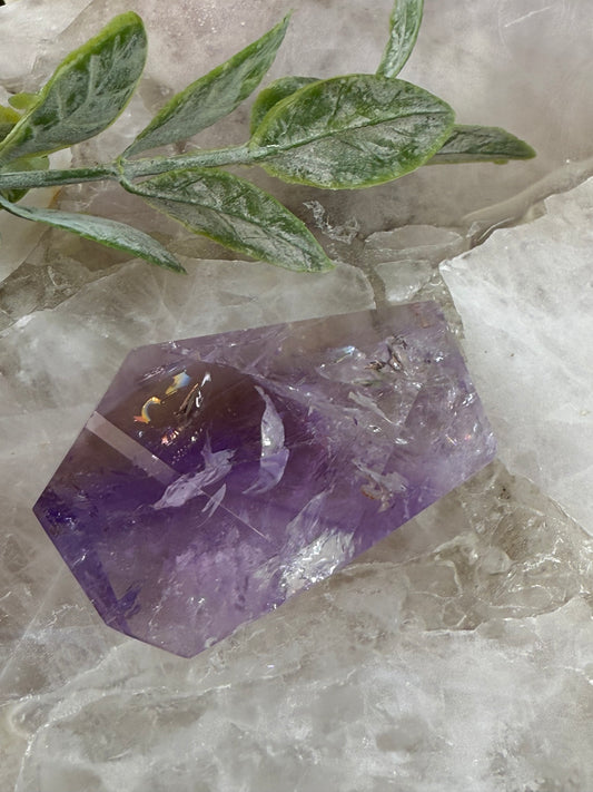 rose de France amethyst with citrine 44s
