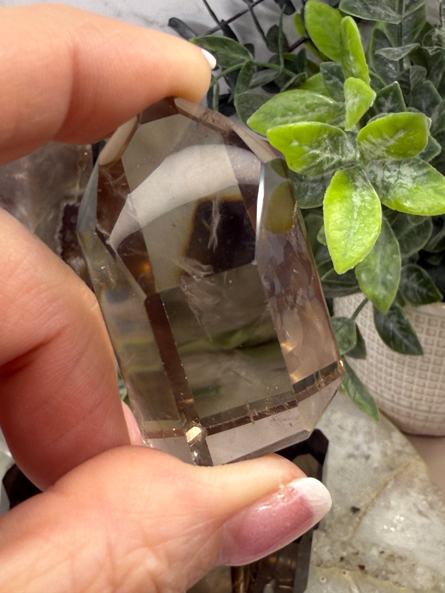 smoky quartz mini tower Brazil