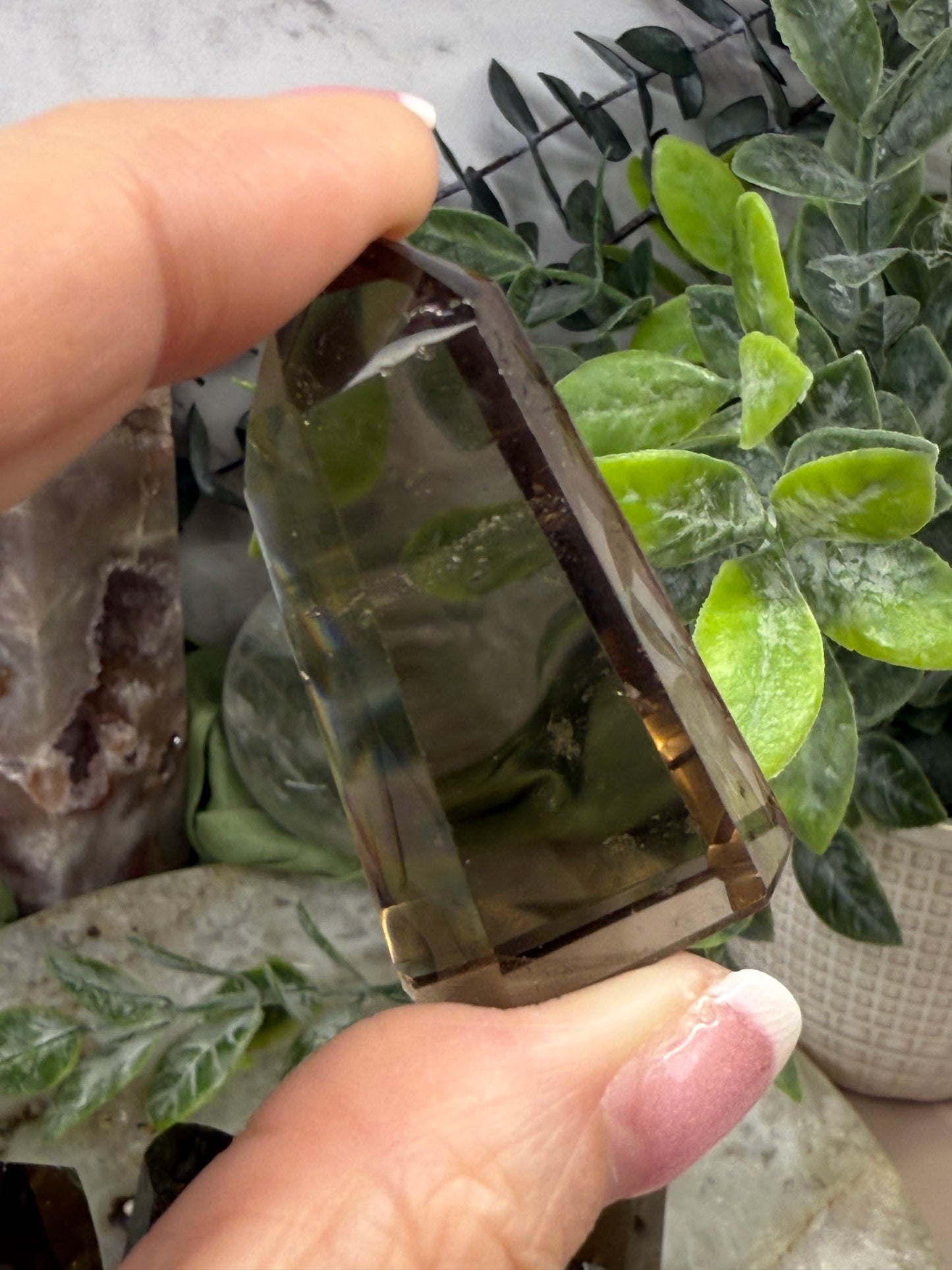 smoky quartz mini tower Brazil