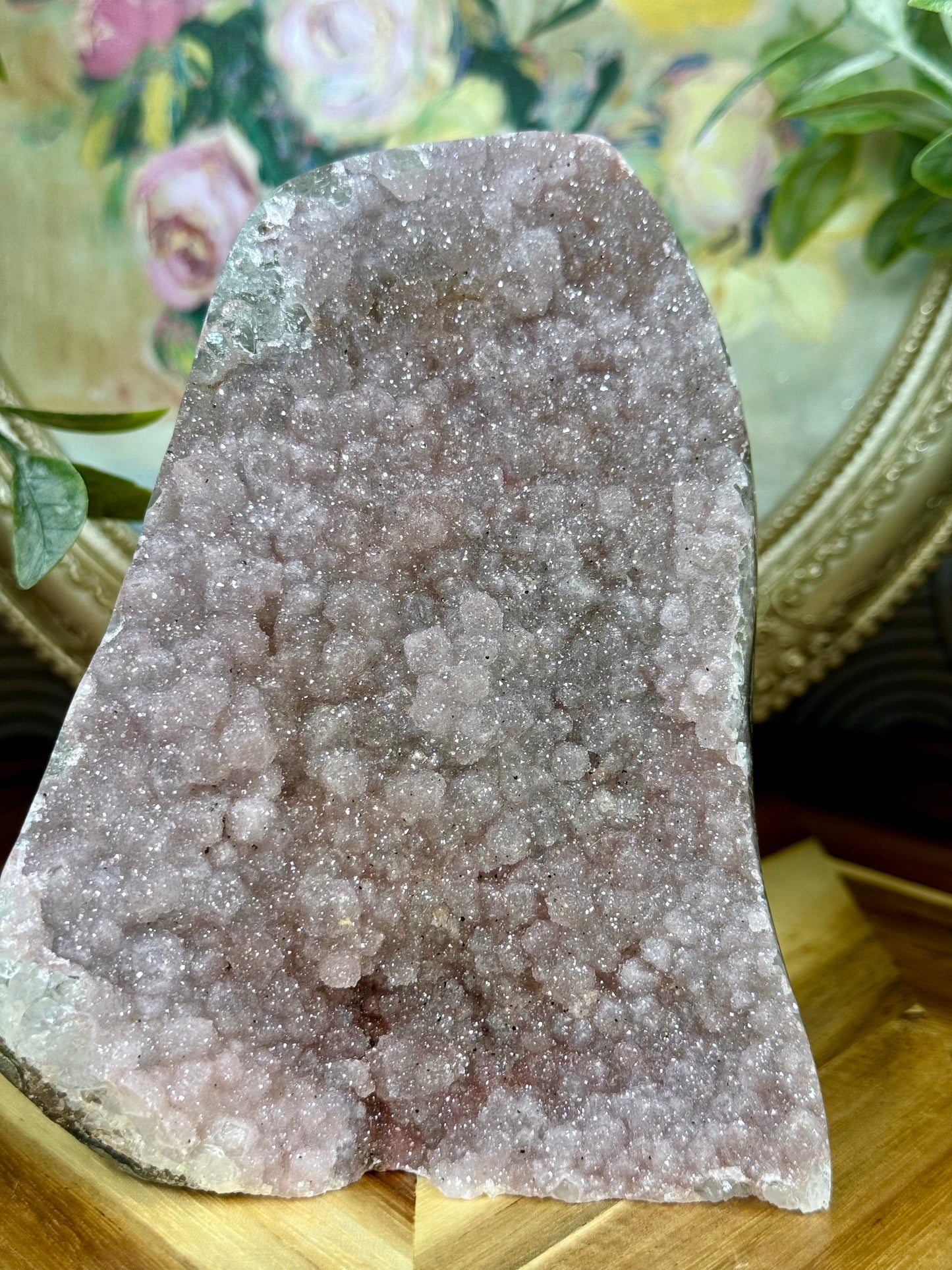 sugar druzy rainbow amethyst cutbase lavender 68