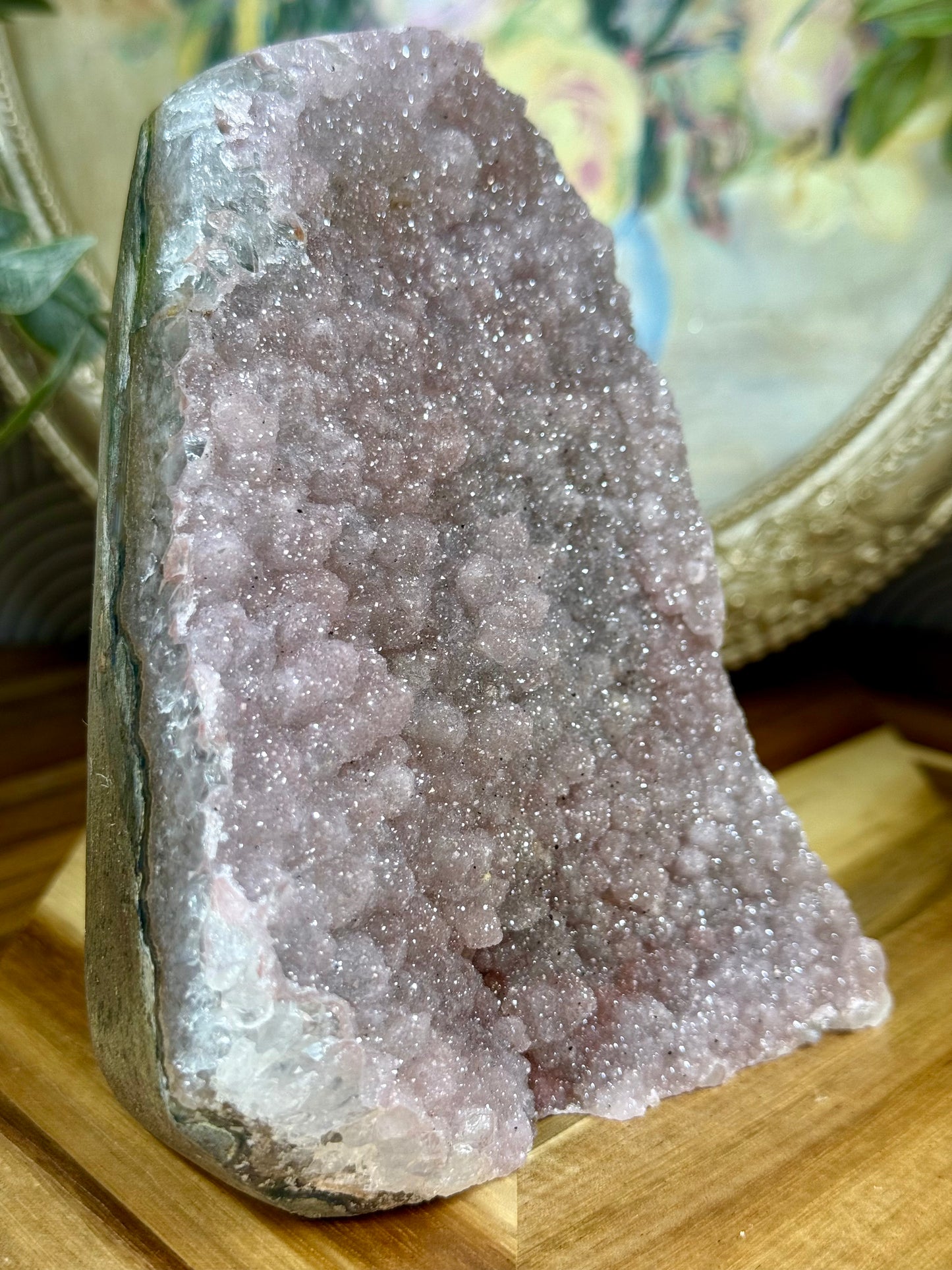 sugar druzy rainbow amethyst cutbase lavender 68