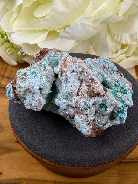 dioptase quartz with panchiete