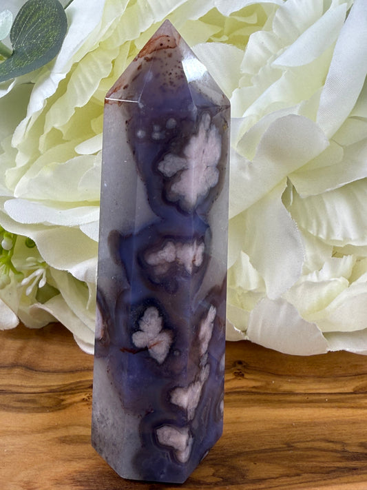 blue flower agate tower 16a