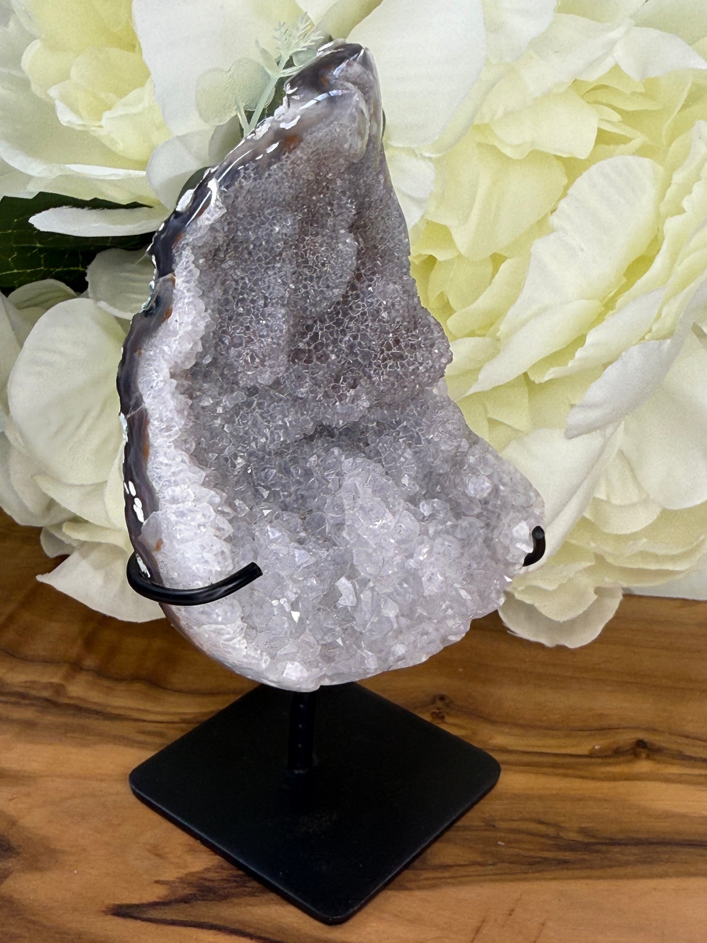 ziolite amethyst moon with stand 32