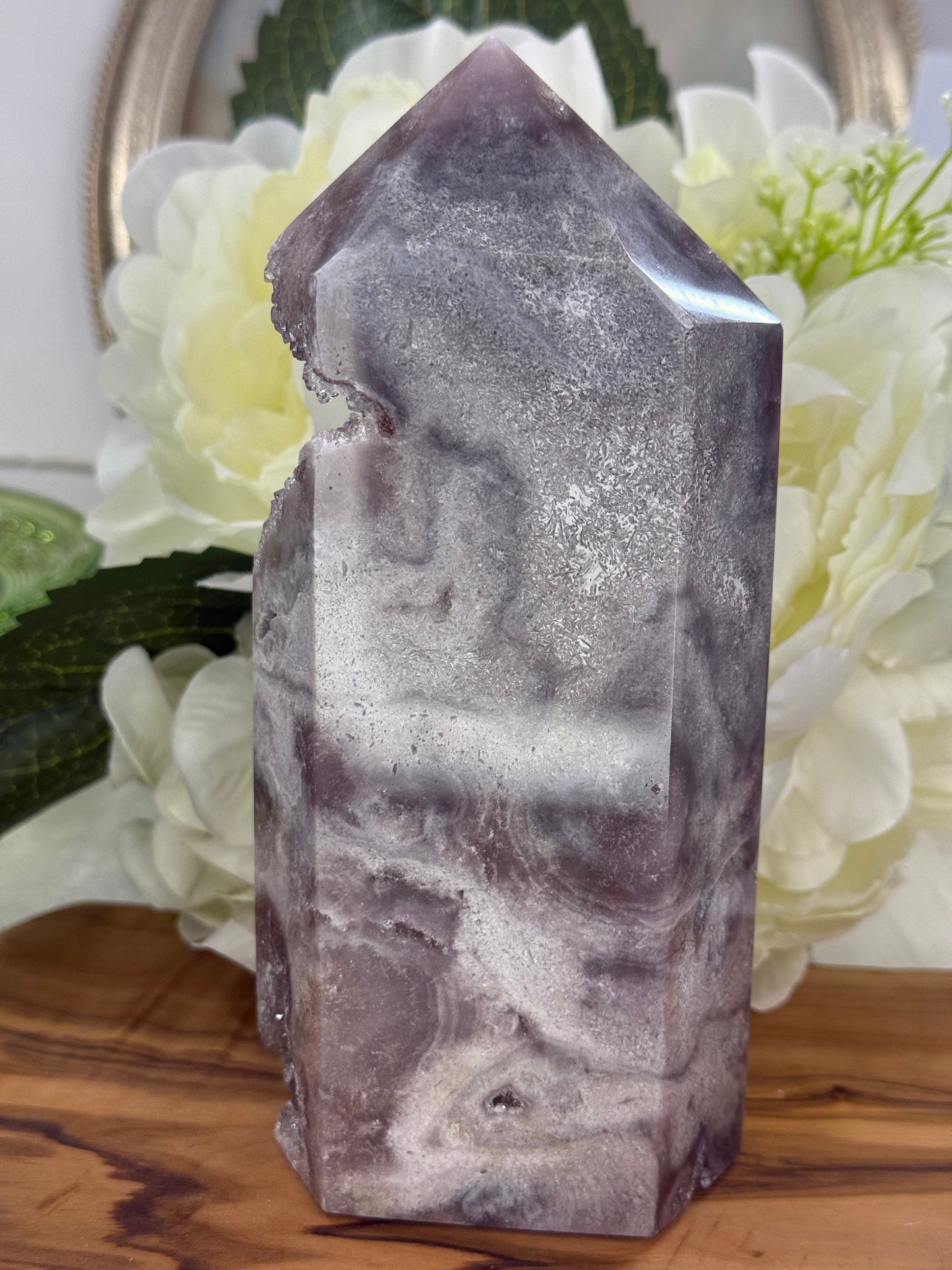 pink purple amethyst tower 157