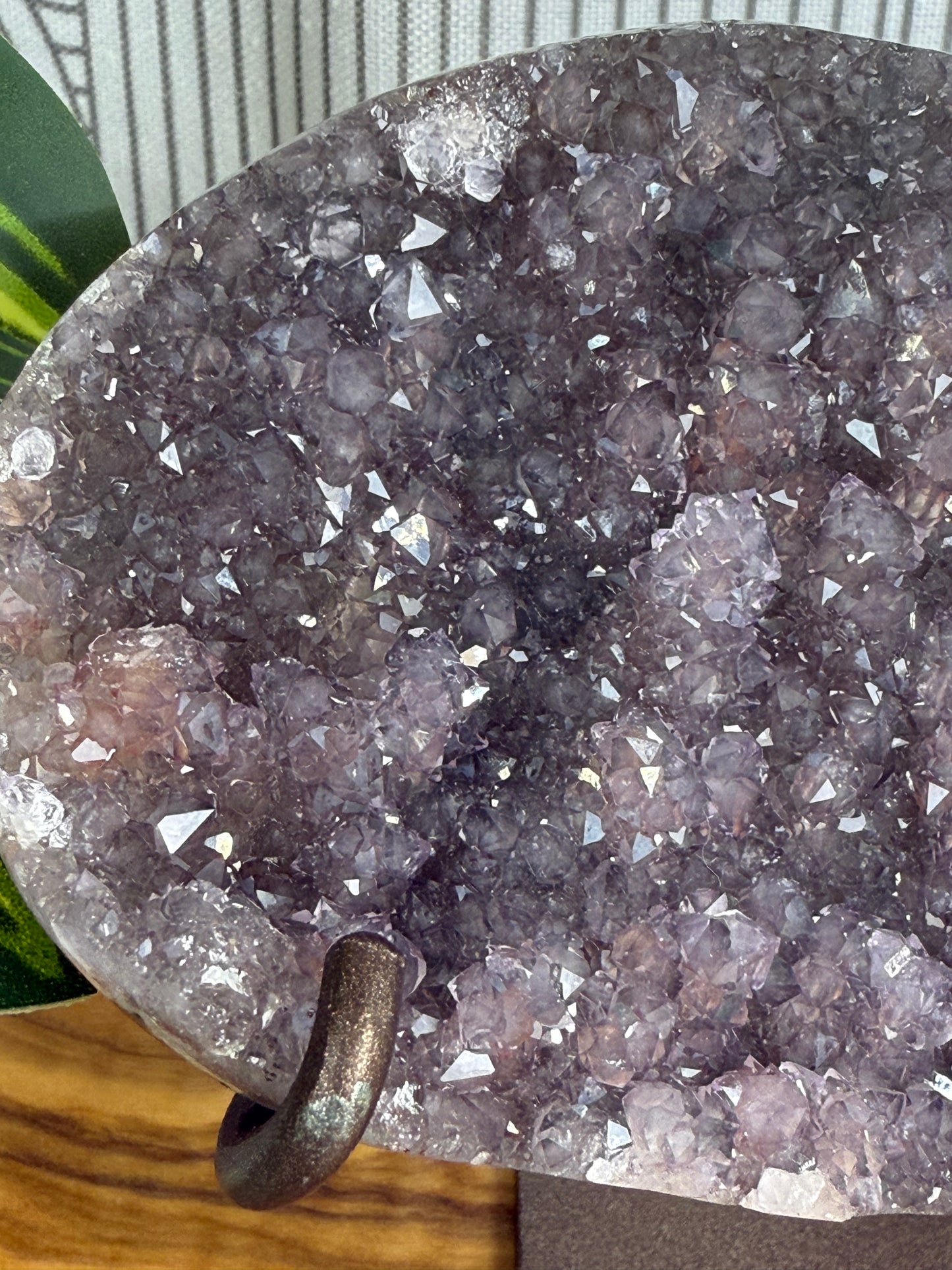 rainbow amethyst piece with stand 55d