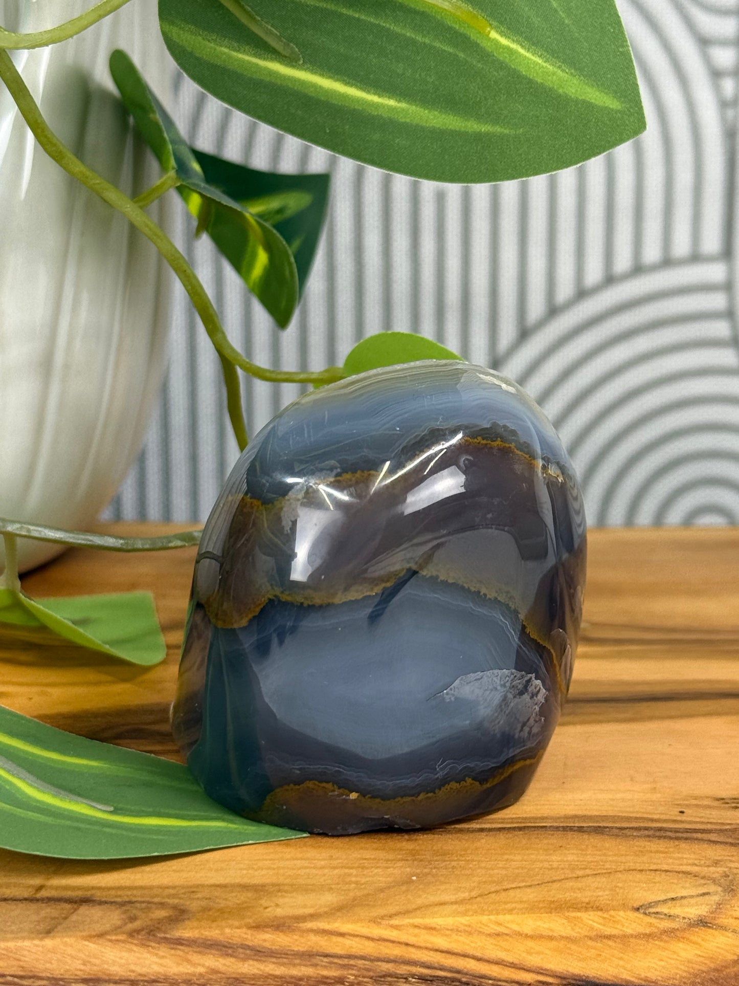 druzy agate cutbase 12