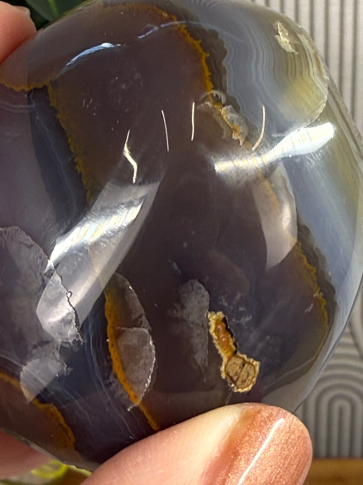 druzy agate cutbase 12