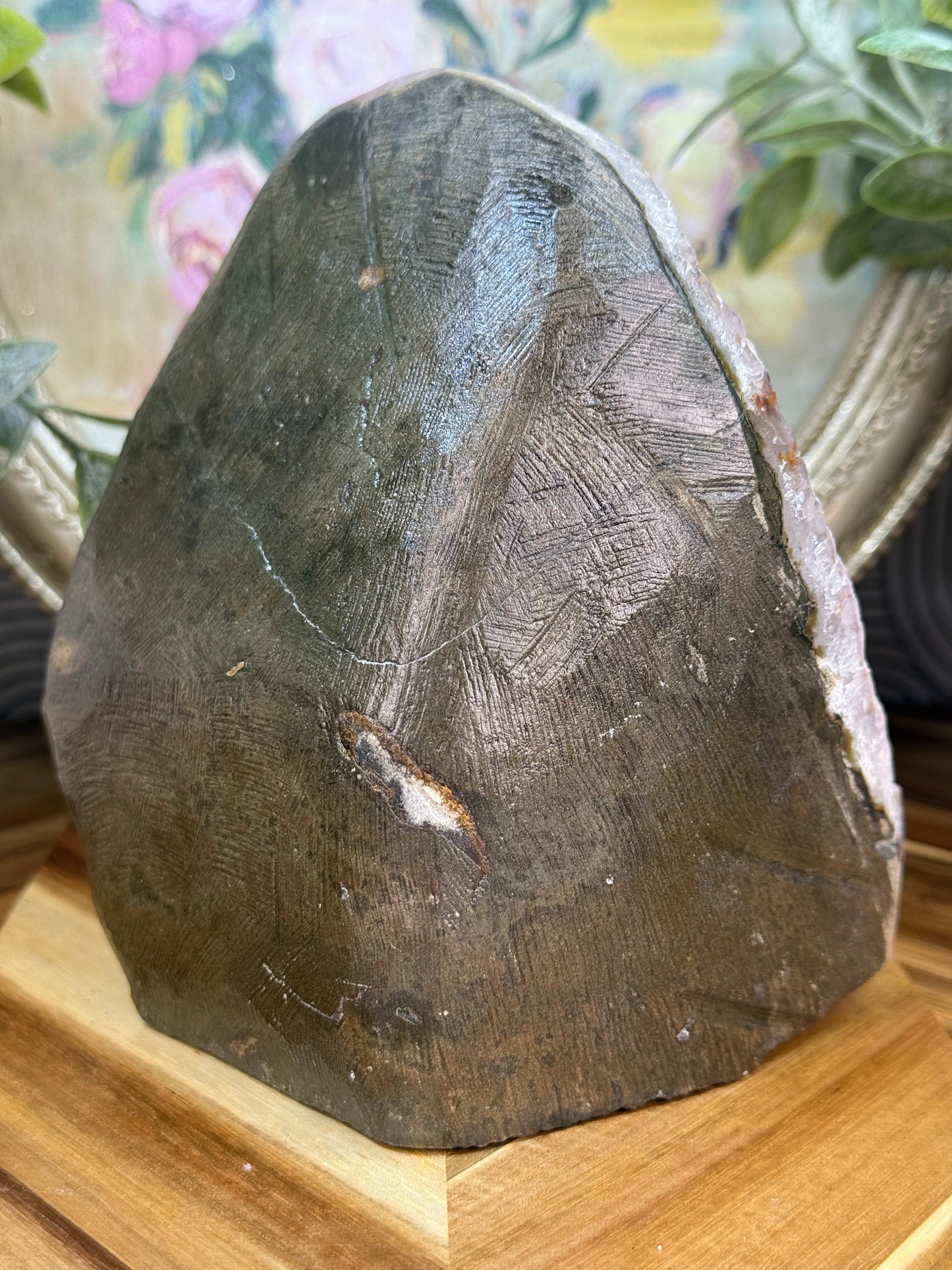 sugar druzy rainbow amethyst cutbase lavender 99