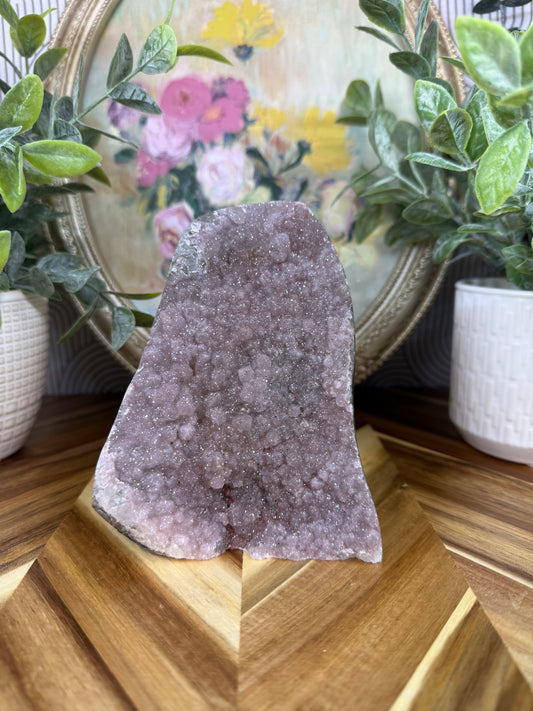 sugar druzy rainbow amethyst cutbase lavender 68