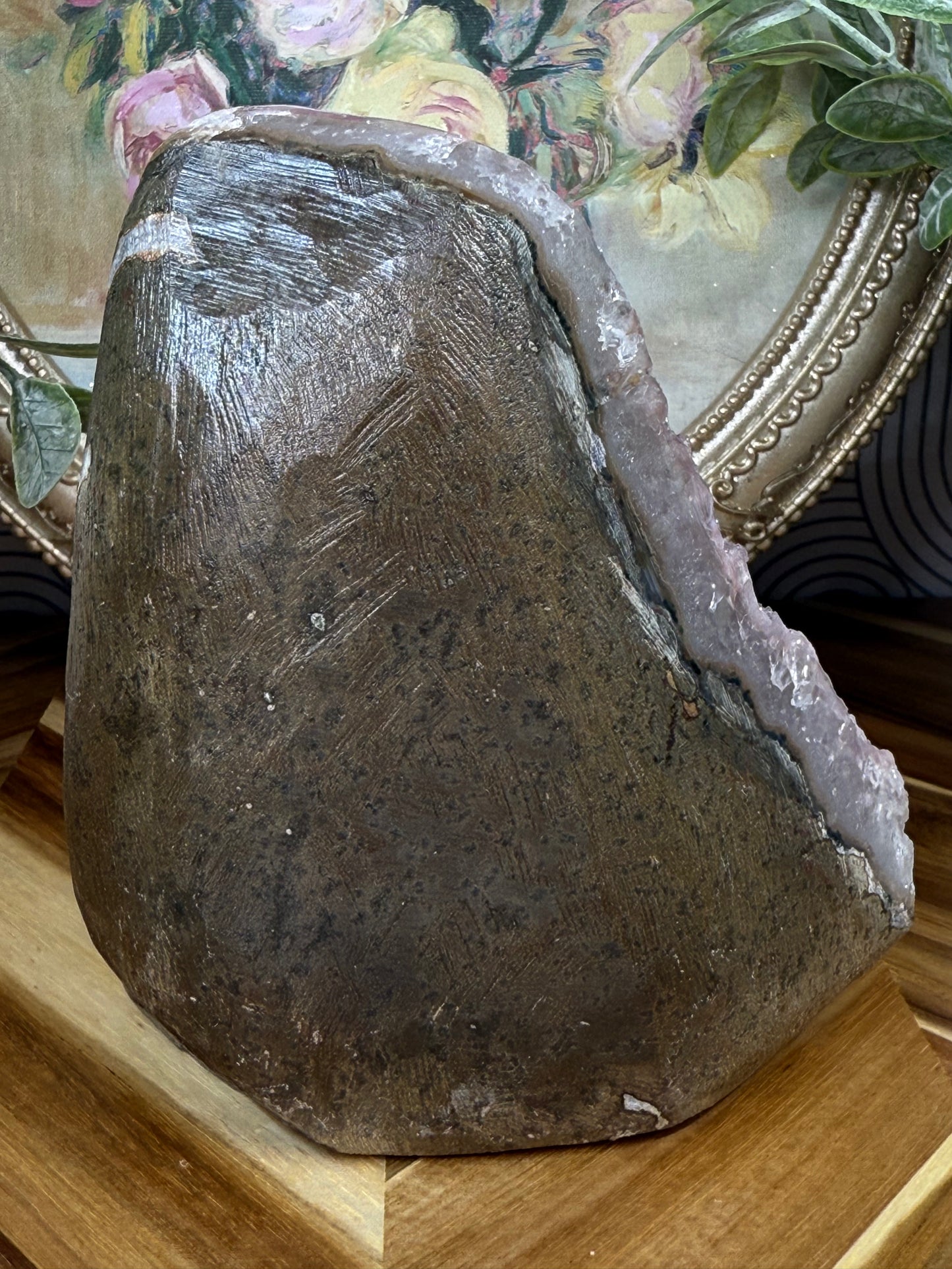 sugar druzy rainbow amethyst cutbase lavender 68