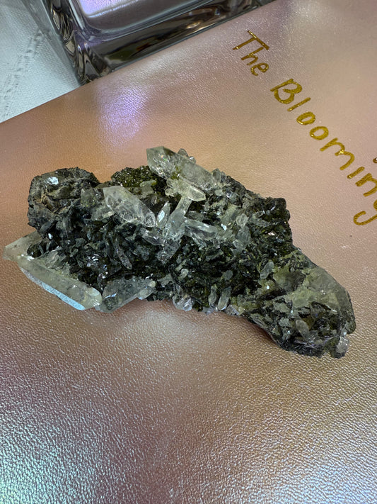 epidote on matrix specimen 11e