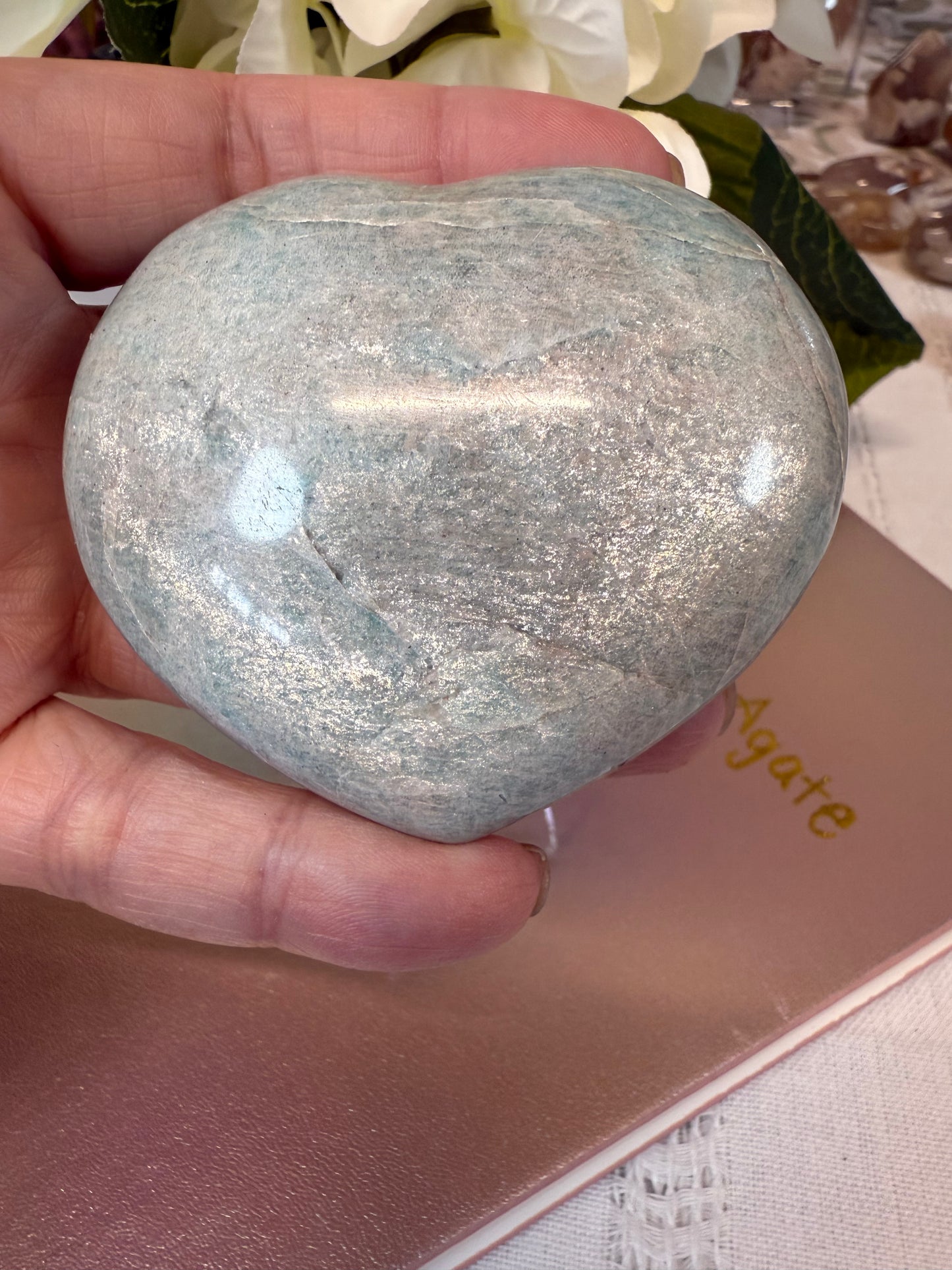 amazonite heart