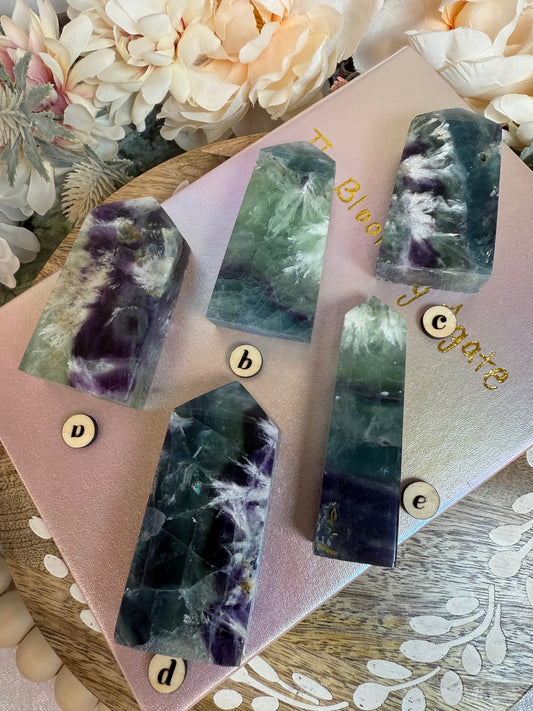 feather fluorite towers