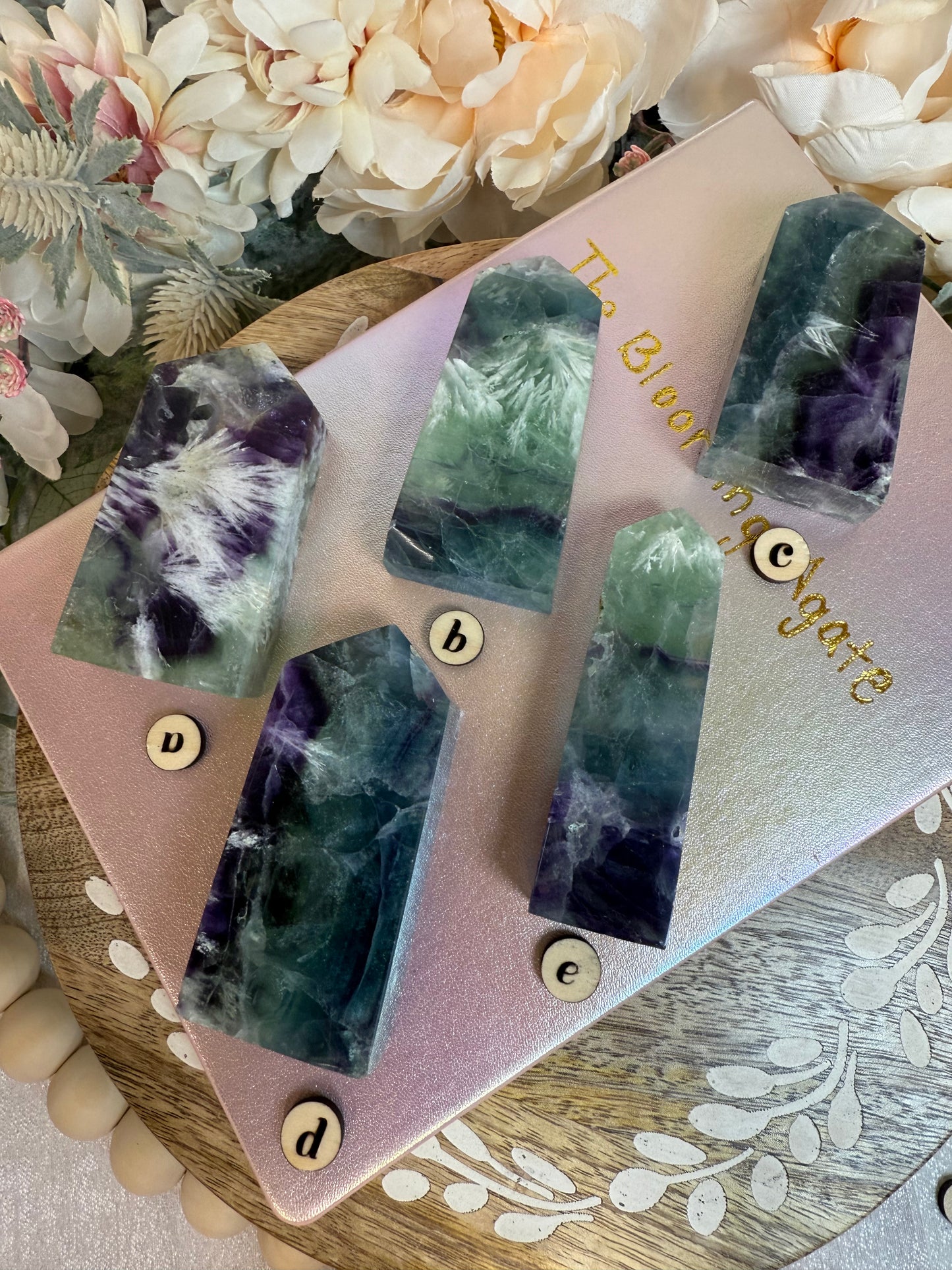 feather fluorite towers